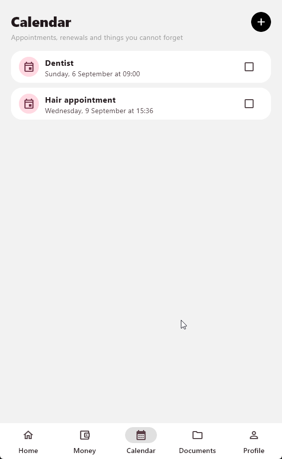 LifeHub Calendar screenshot